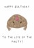 Funny grumpy birthday frog! created by AJS STUDIOS
