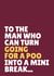 Funny Birthday/Anniversary Card - For Him - Turn Going For A Poo Into A Mini Break created by Blush & Blossom 