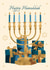 Classic Faith Card - Happy Hanukkah - Menorah created by Rich Girl Paper