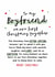 Heartfelt Christmas Card to Boyfriend on First Christmas Together created by Kreate Paper Co.