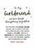 Heartfelt Card to Girlfriend on First Christmas Together created by Kreate Paper Co.