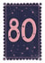 Classic 80th Birthday Card - For Her - Celestial created by Nazli Brennan