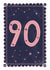 Classic 90th Birthday Card - For Her - Celestial created by Nazli Brennan