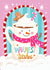 Cute Christmas Card - Hot Cocoa - Warmest Wishes created by Aniet Illustration
