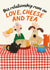 Funny Anniversary/Valentine's Day Card - Wallace and Gromit - This Relationship Runs On Love, Cheese And Tea created by Wallace & Gromit