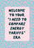 Funny New Home Card - For Friends - Energy Tariffs Era Card created by Sweetlove Press
