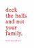 Funny Family Christmas Card, Christmas Song, Sarcastic Humor, Cheeky created by Kreate Paper Co.