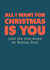 Funny Christmas Card - Tree Down On Boxing Day created by PEA GREEN PRINTS