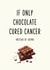 Funny Dark Humour Get Well Card for Friend – Chocolate Instead of Chemo created by Oh Jeez!