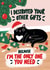 Funny Cat Christmas Card – I Destroyed Your Other Gifts created by Forever Funny
