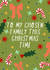 Chosen family at Christmas — loving for your friends you have made your family created by KATIE S