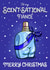 Funny Christmas Card - For Fiancé - Mens Cheeky Bum Fragrance Bottle created by Cheeky Legends