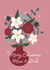 Classic Christmas Card - For Parents - Flowers created by Abi Bryan