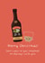 Cute Baileys Christmas alcohol card - card for friend - funny card created by Becky Down