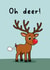 Funny Christmas Card – Reindeer Fart created by Paul Stevens