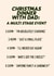 Funny Card For Dad - Christmas Dinner: A Multi Stage Event created by Ink Icons