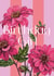 Pretty Birthday Card - Pink Floral Stripe created by Catherine Lewis Design