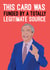 Funny Birthday Card - Nigel Farage - This Card Was Funded By A Totally Legitimate Source created by Quitting Hollywood