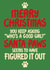 Funny Dog Christmas Card - Santa Paws - Good Girl Puppy created by Louise Burgoyne