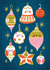 Cute Retro Inspired Christmas Card - Happy Little Decorations created by Sunpatch Society