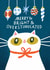 Funny Cat Christmas Card - Merry and Bright and Overstimulated created by Sunpatch Society