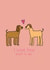 Cute Card For Your Significant Other- Dog Design- Fluff n All Design created by Heather Buchanan