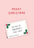 Funny Christmas Card - Get Out Of Monopoly Free Card created by If In Doubt Create Studio