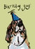 Cute Birthday Card - Basset Hound created by Harriet Lowther