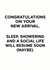 Funny New Baby Card for New Parents – Sleep & Social Life on Hold created by Amy Corlett
