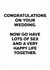 Funny Wedding Card for Couple – Have Lots of Sex & a Happy Life Together created by Amy Corlett