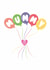 Cute Colourful Mummy Balloon Card - Birthday - Mother's Day - Just Because created by Kiss My Card