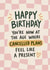 Funny Birthday Card for Friend – Cancelled Plans Feel Like a Present created by Amy Corlett