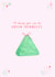 Green Triangles Christmas Card created by Ellie MH Designs