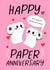 Cute Anniversary Card - 2nd - Toilet Paper created by Chipper Prints