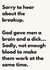 Funny Breakup Card - Cheeky Card For Her Or Friend - Men, Brains & Dicks created by The Awkward Card Company 