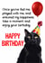 Birthday Card From The Cat created by Click of a Button Prints