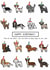 Funny Dog Lover Birthday Card, Dog Breeds in Party Hats Birthday Card created by Paws and Post