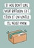 Funny Birthday Card - Unwanted Gift - Vinted created by Brogan Thomas