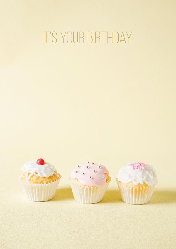 bday b'day Birthday Card 22062 created by Image Source