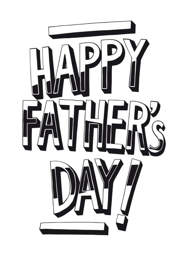 happy fathers Fathers Day Card 22147 created by David Bombai