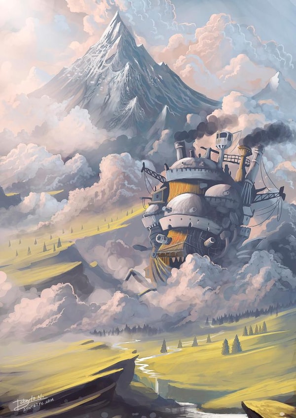 howls ghibli Card 22246 created by Roberto Nieto