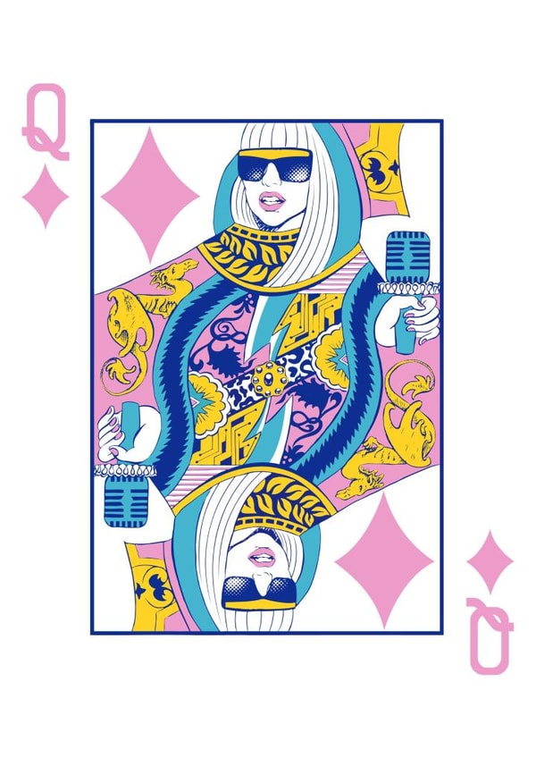 ladygaga music Just because... Card 22531 created by Diego Pedauye