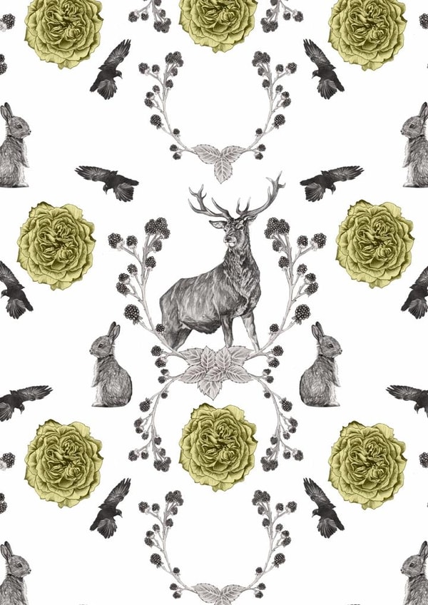 stag bunny Thinking of you Card 22666 created by Deborah Ballinger