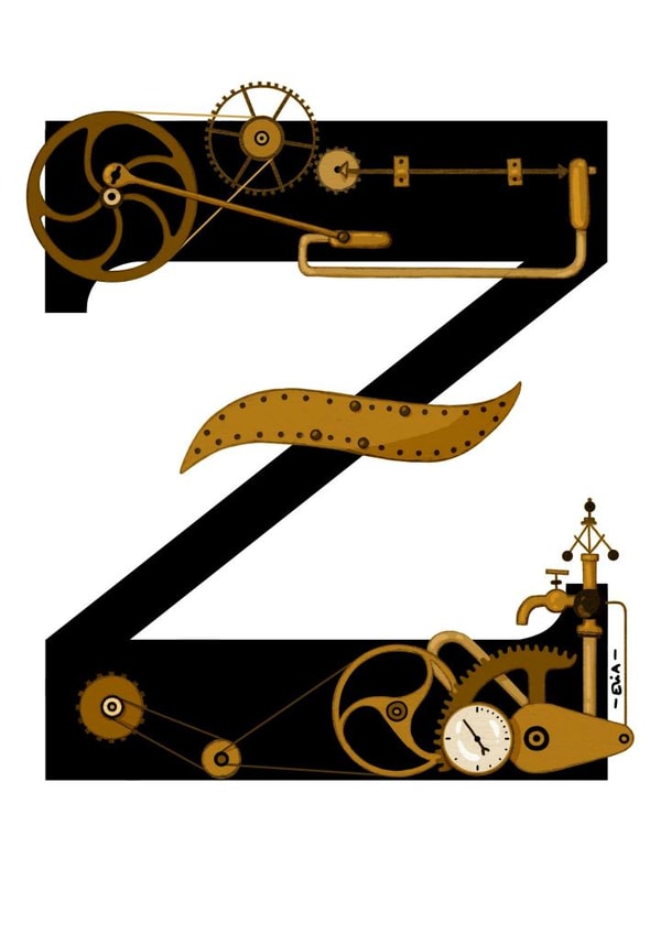 Z typography Card 22859 created by Elia Sánchez Martín