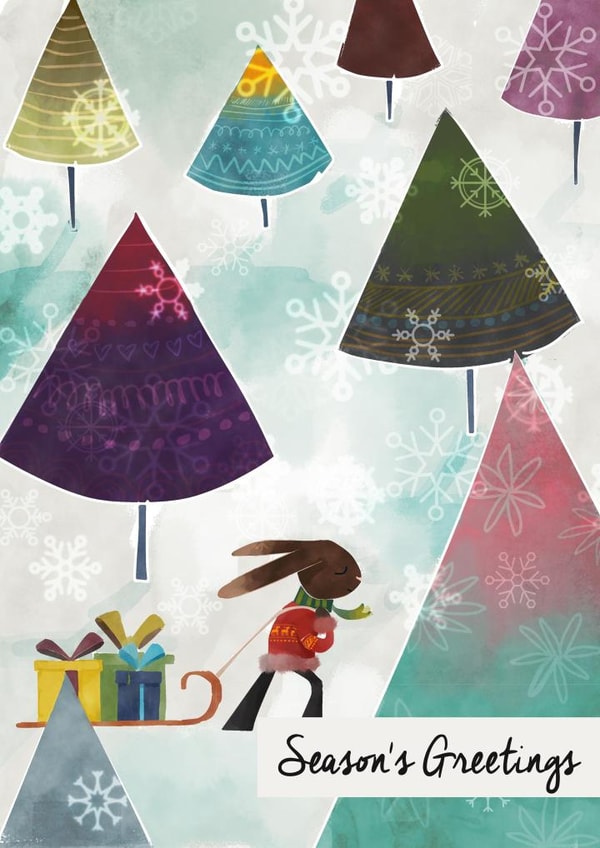 Christmas holidays Christmas Card 23005 created by Annie Wilkinson