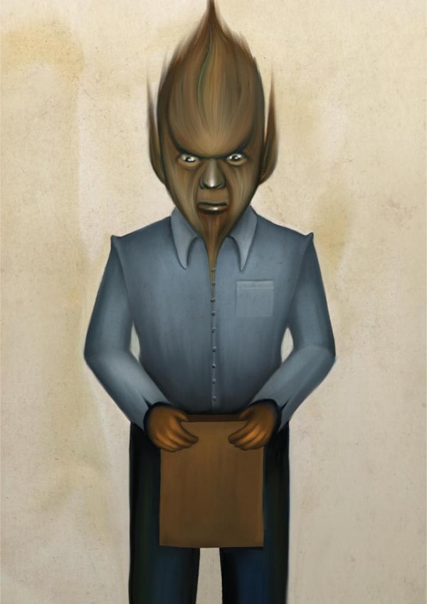 Halloween Wolfman Card 23123 created by Jorge Mendez