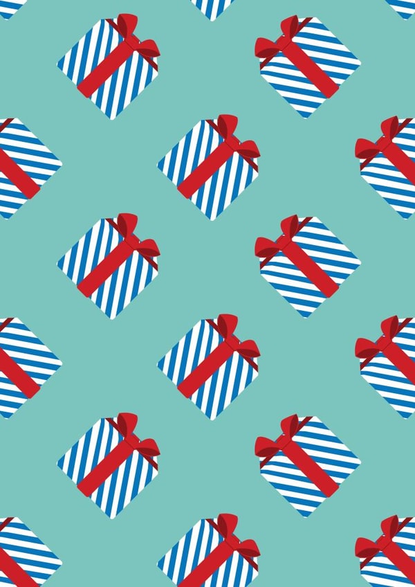 presents present Christmas Card 23193 created by Sam