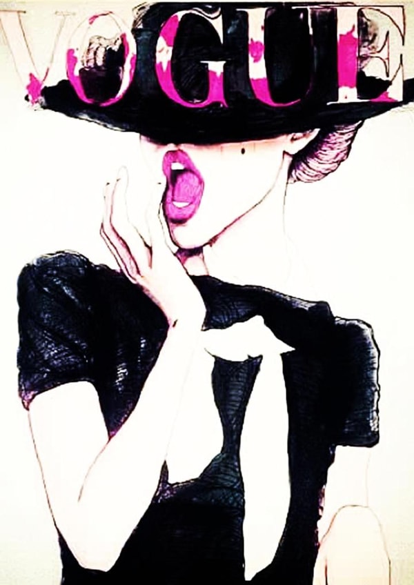 Fun Birthday Card - For Her - Vogue created by Adeeba Faheem