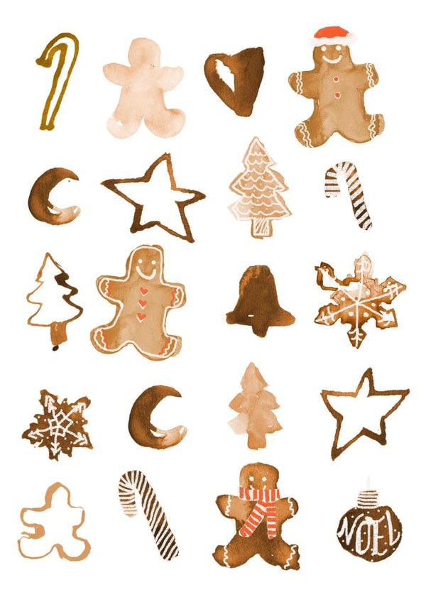 Gingerbread Star Card 22683 created by Katie Tomlinson