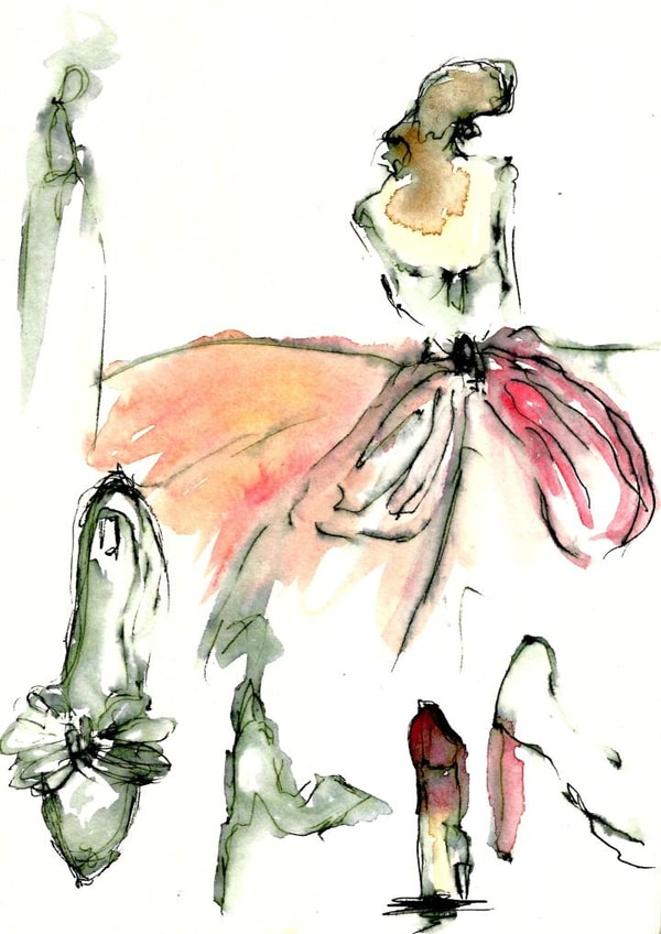 fashion fashionillustration Card 22564 created by Adeeba Faheem